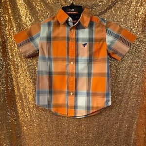 Orange striped shirt